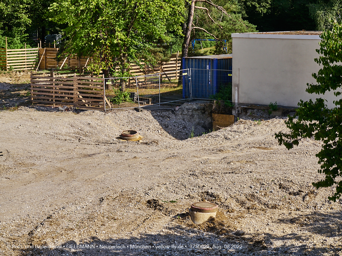 08.08.2022 - Baustelle zur Mütterberatung und Haus für Kinder